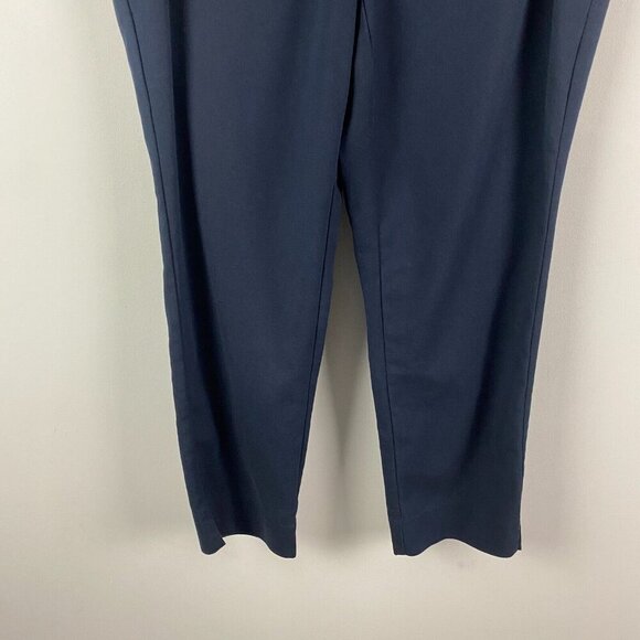 J Jill Essential Cotton Stretch Pull on Pants Womens 20 Navy Blue - Picture 3 of 10